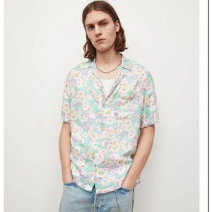 Men’s allsaints floral printed shirt
